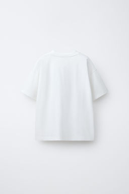 CAMISETA ESTAMPADO VARSITY / Blanco roto - Zara фото 2