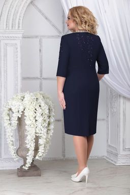 Платье Ninele 7310 синий  фото 2