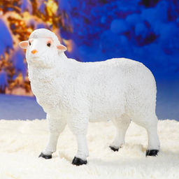 Садовая фигура из полистоуна «Овечка», 33 см