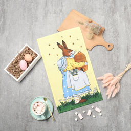 Полотенце кух. Доляна Зайка 28х46 см, рогожка, 100% хл, 160г/м2  фото 13