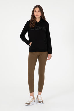 Женские спортивные штаны цвета хаки