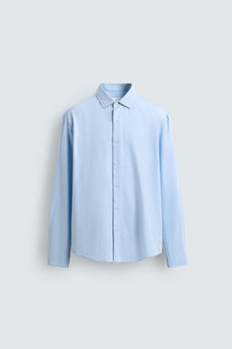 Рубашка Estructura Twill голубая