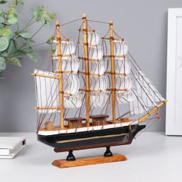 Макет парусного корабля 32х32 см / 3328G /уп 18/ - Галеонтрейд фото 3