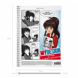 Цена за 2 шт. Тетрадь общая с пластиковой обложкой на спирали ErichKrause MyDesign, А4, 80 листов, клетка  фото 9