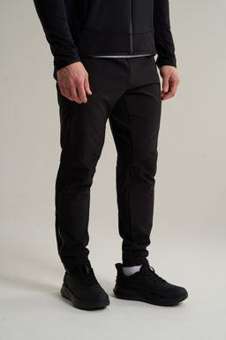 Брюки текстильные утепленные Черный ANTA RUNNING Woven Track Pants фото 3