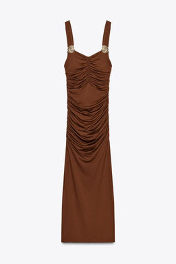 SHELL POLYAMIDE DRESS - Zara фото 7