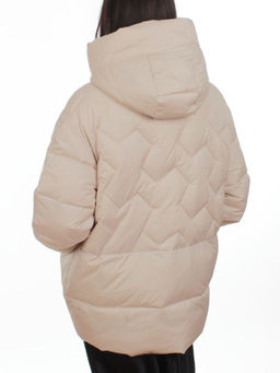 2309 BEIGE Куртка зимняя женская (200 гр. холлофайбер)