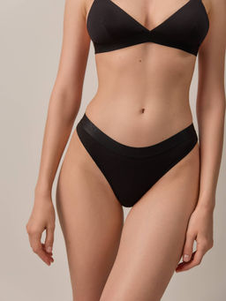 CONTE FLEXIBLE LBR 2239 Трусы бразилиана из бабука black