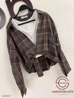 Рубашка женская с топиком - Bruno фото 3