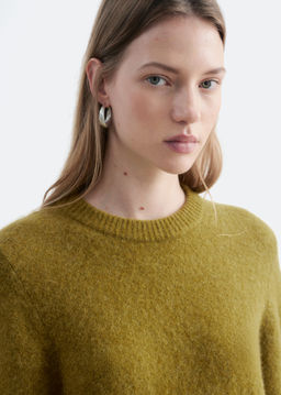 Camiseta de punto en mezcla de alpaca - H&m фото 6