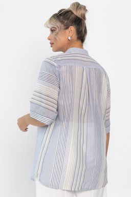 Блуза Июль (голубая) Б13876-24М - Lt collection фото 4
