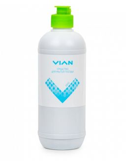 Средство для мытья посуды "GIPO" гипоаллергенное (без угля) VIAN, 450 мл