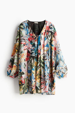 Vestido con jaretas