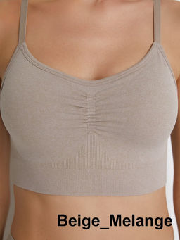 БOmD_S Melange 1012-01SS Майка Toп жен - beige melange