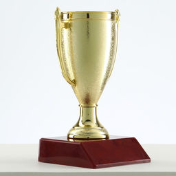 Кубок 056, зол., подставка пластик, 12.5 х 6,5 х 6,5 см - Командор фото 3