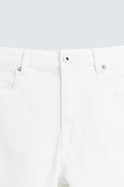 JEANS SKINNY FIT CROPPED / Blanco roto - Zara фото 9