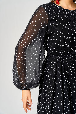 Платье EVA GRANT 7177С горох