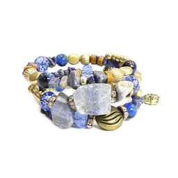 Браслет Пандора Спиралька Содалит помогает обрести удачу в любых начинаниях