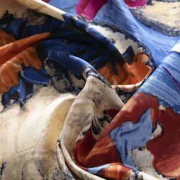 Платок "Репродукция картины Ван Гога Ваза с гладиолусами"