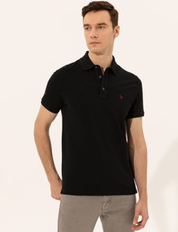 Черная облегающая базовая футболка - Cacharel фото 3