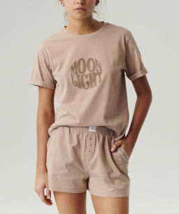 ATLANTIC NLP-487 Пижама женская Plain бежевый