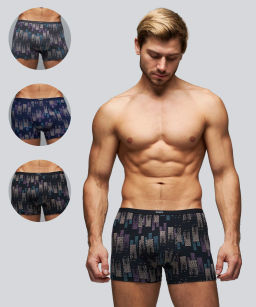 Трусы мужские боксеры Rogers 80454 хлопок, эластан размеры M, L, XL, 2XL  фото 2