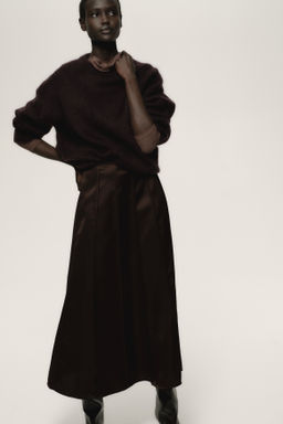 Falda evas? de sat?n - H&m фото 2