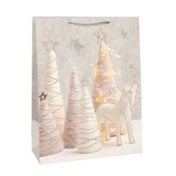 Цена за 12 шт. Пакет подарочный 31*40*12 / NG53-2 /уп 12/360/Новый год - Галеонтрейд фото 3