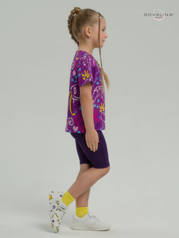 Костюм Актив граффити слива-фиолет - Sovalina фото 26