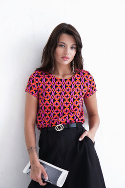 Блуза с коротким рукавом - Martichelli фото 4