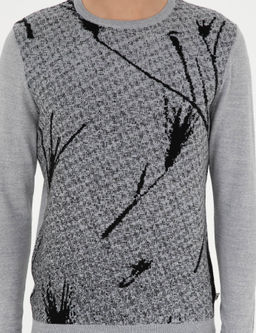 Светло-серый зауженный свитер - Cacharel фото 6