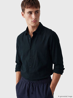 Рубашка Regular Fit мужская фактурная