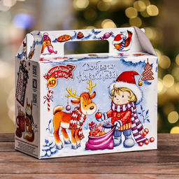 Цена за 5 шт. Подарочная коробка Угощение к чаю , Чемодан 23 х 10,5 х 16,5 см