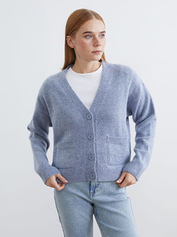 V Yaka Kad?n Triko H?rka