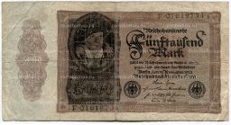 5000 марок 1922 года Германия