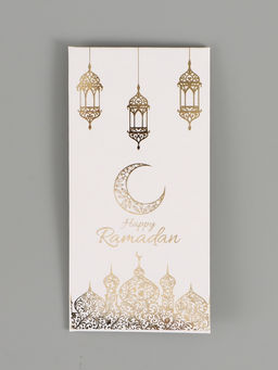 Цена за 10 шт. Конверт для денег «Рамадан», тиснение, 16,5 х 8 см