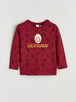 Galatasaray Bask?l? Erkek ?ocuk Pijama ?st?
