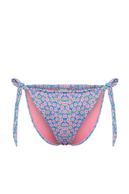 TRENDYOLMILLA Cicek Desenli Tunelli High Leg Brazilian Bikini Alt? TBESS24BA00063 фото 8