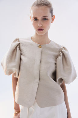 Blusa con mangas globo - H&m фото 3