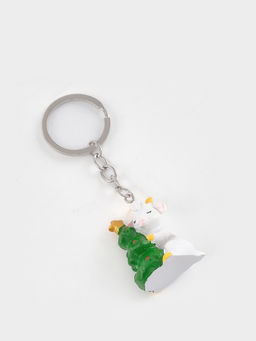 Брелок "Козочка у ёлочки", 3,5 х 3,5 см