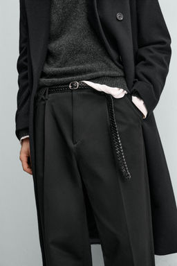 RELAXED FIT PLEATED TROUSERS AARON LEVINE X ZARA фото 15