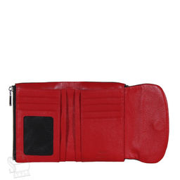 Женский кошелек 7007-15 black red Velina Fabbiano  фото 8