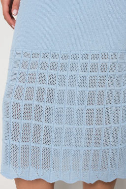 ЗЛАТА Юбка И 019/голубой