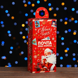 Цена за 10 шт. Коробка подарочная складная Новая почта 10 х 6 х 21 см - Simaland фото 6