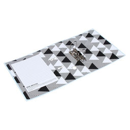 Пaпкa-регистратор А4 75мм Calligrata ламинированная, светло-васильковый  фото 6