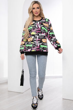 Свитшот В духе времени (черный) Б8646 - Lt collection фото 6