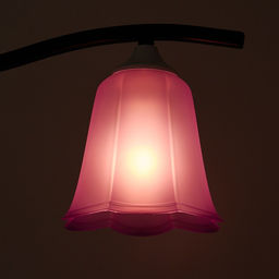 Плафон универсальный "Цветок"  Е14/Е27 фиолетовый 14х14х13см