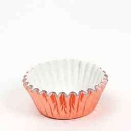 Формы для выпечки кексов бумажные UPAK LAND, набор 300 шт., 3.5×2 см, одноразовые, розовое золото