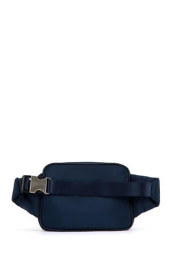 Женская темно-синяя стеганая поясная сумка - U.s. polo assn фото 5