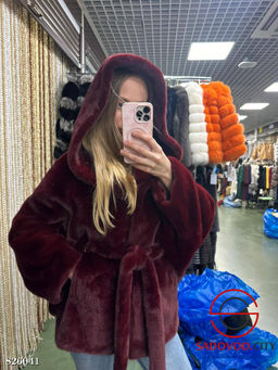 Шуба женская из искусственного меха